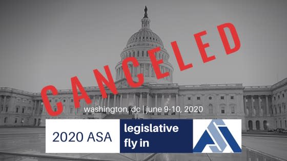 ASA June Fly-in Canceled